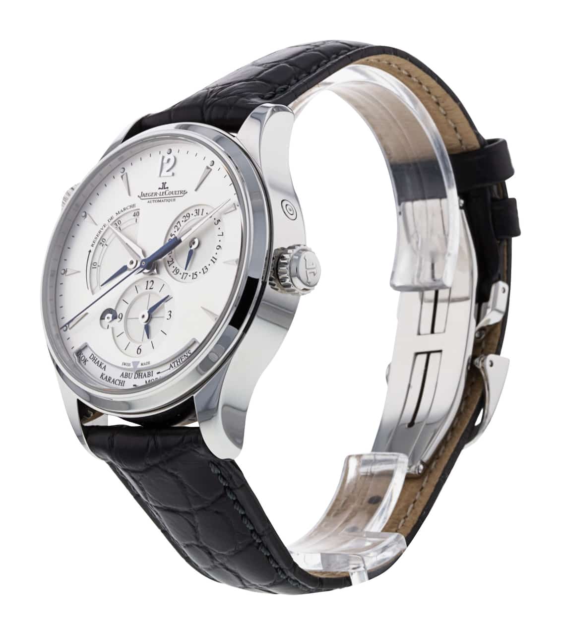 Pre Owned Jaeger LeCoultre Master Geographic 1428421 Watch